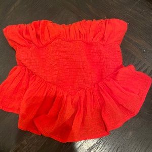 Red Cattivo Tube Top
